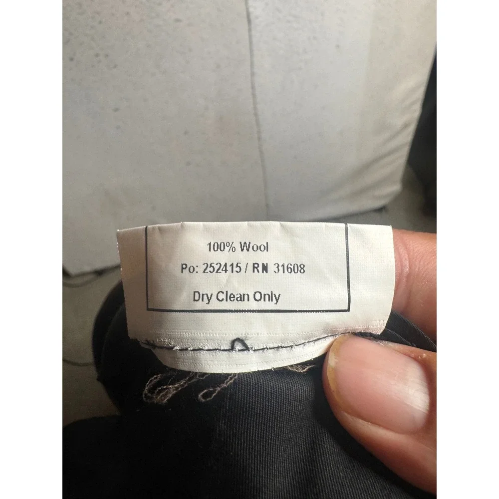 Jos. A. Bank Traveler Tailored Fit Brown Wool Dress Pants Mens 36R Flat Front